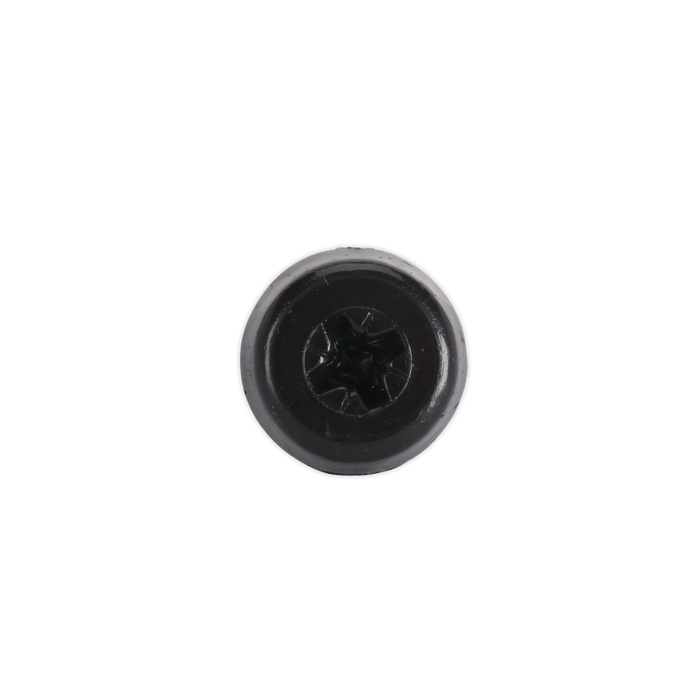 Numberplate Screw with Plastic Enclosed Head 4.8 x 24mm, Black - Pack of 50 | PTNP7