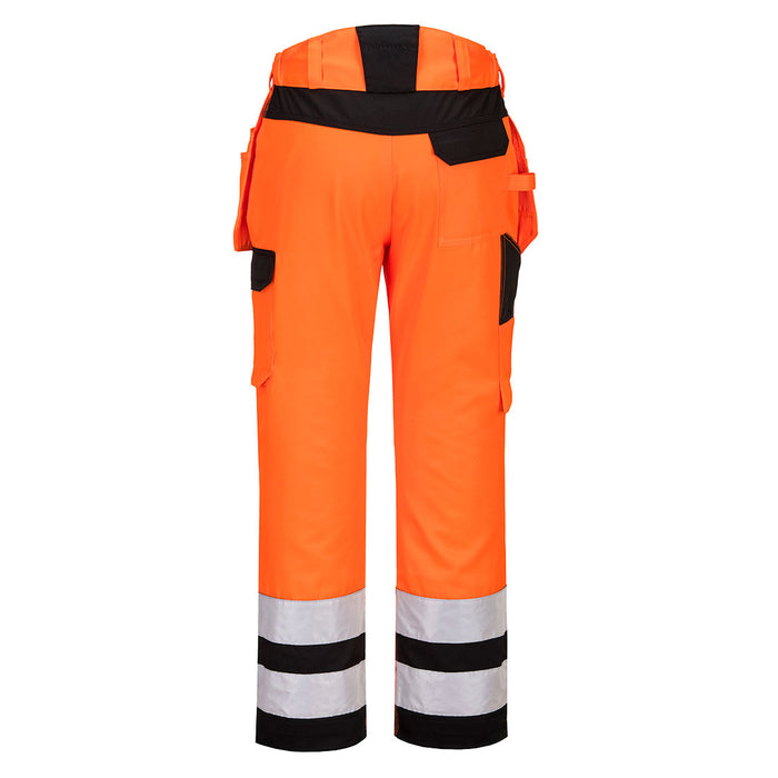 Portwest PW2 Hi-Vis Holster Pocket Trousers Orange | PW242