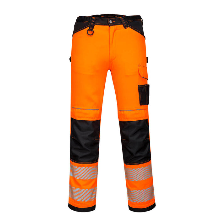 Portwest PW3 Hi-Vis Lightweight Stretch Work Trousers | PW303