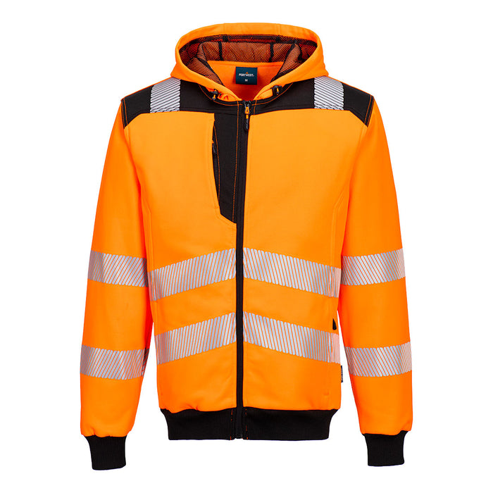 Portwest PW3 Hi-Vis Zip Hoodie | PW327