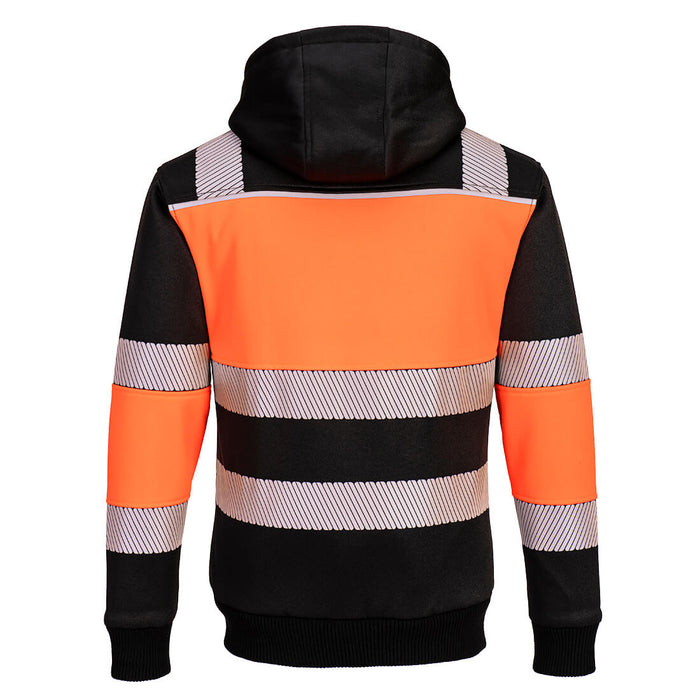 Portwest PW3 Hi-Vis Zipped Class 1 Winter Hoodie | PW377