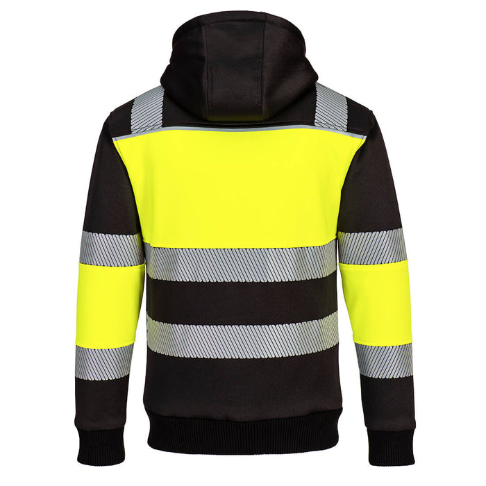 Portwest PW3 Hi-Vis Zipped Class 1 Winter Hoodie | PW377