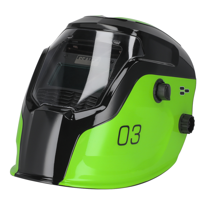 Auto Darkening Welding Helmet Shade 9-13 - Green | PWH3