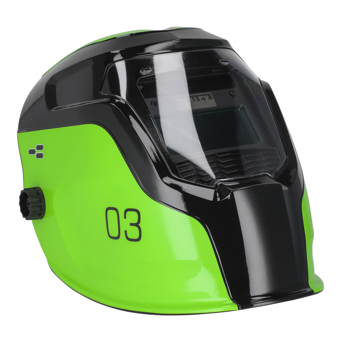 Auto Darkening Welding Helmet Shade 9-13 - Green | PWH3