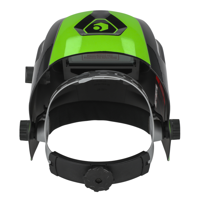 Auto Darkening Welding Helmet Shade 9-13 - Green | PWH3