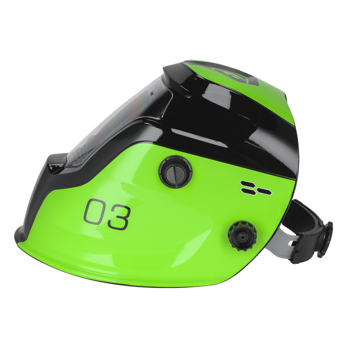 Auto Darkening Welding Helmet Shade 9-13 - Green | PWH3