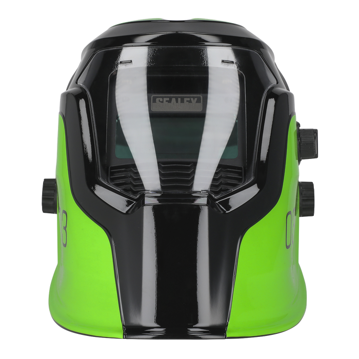 Auto Darkening Welding Helmet Shade 9-13 - Green | PWH3
