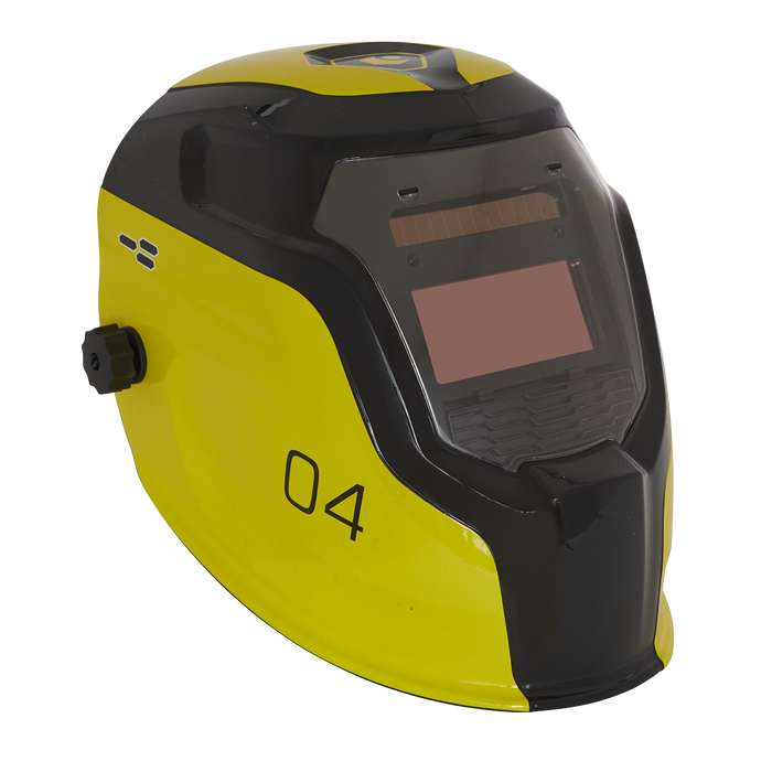 Auto Darkening Welding Helmet Shade 9-13 - Yellow | PWH4