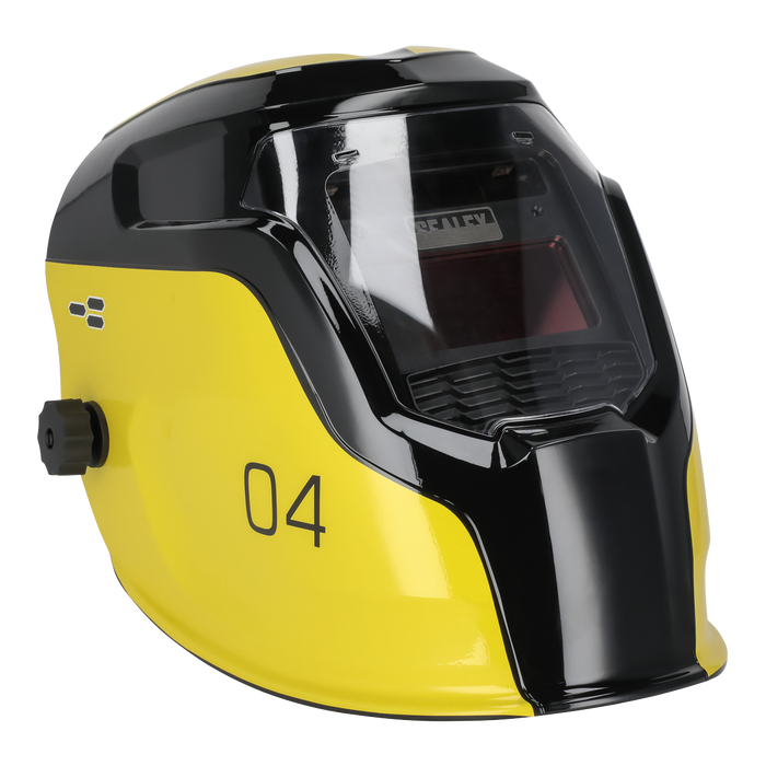 Auto Darkening Welding Helmet Shade 9-13 - Yellow | PWH4