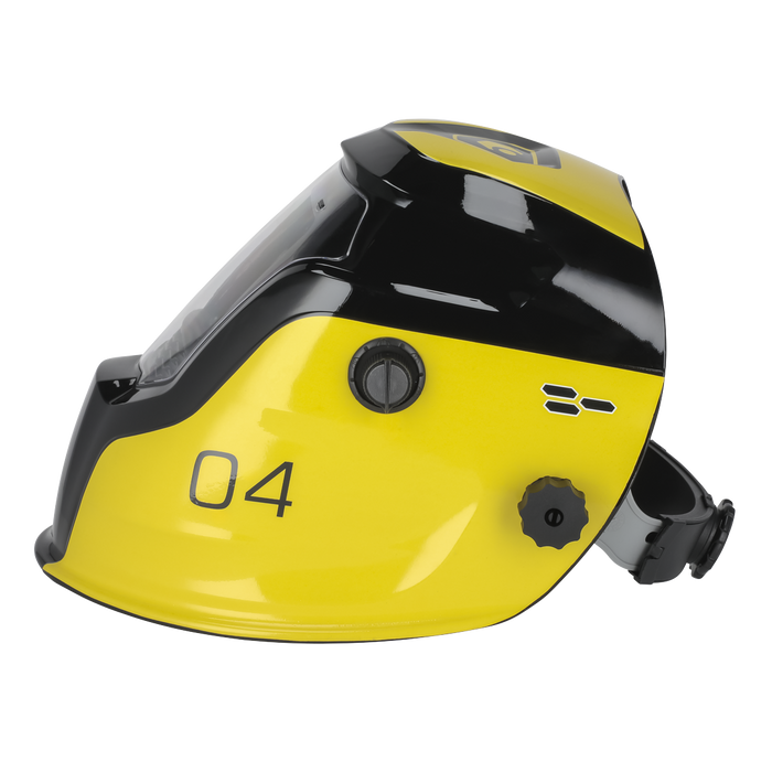 Auto Darkening Welding Helmet Shade 9-13 - Yellow | PWH4