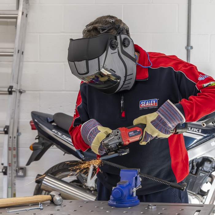 Auto Darkening Solar Powered Flip-Up Welding Helmet Shade 9-13 | PWH603