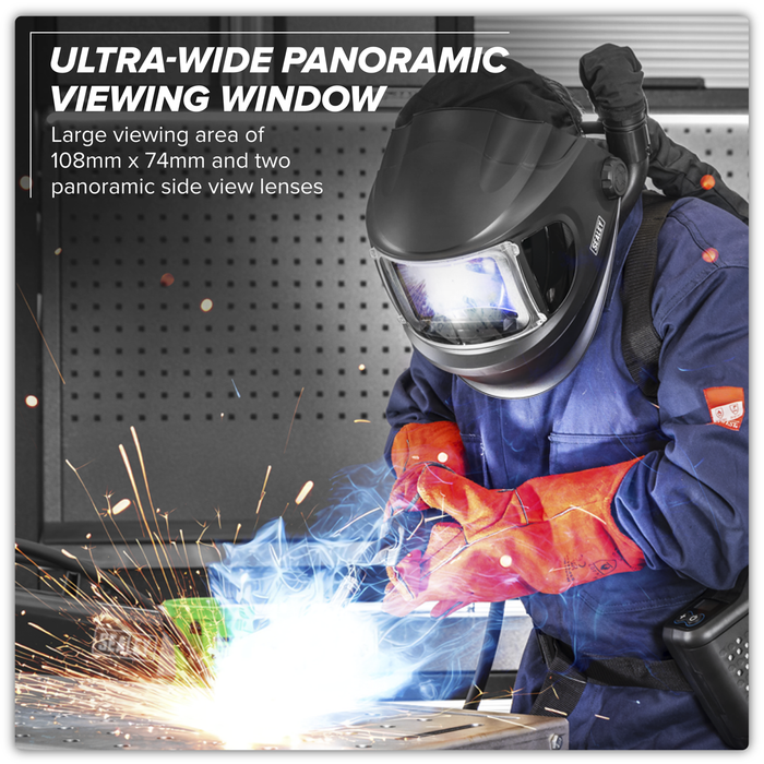 Auto Darkening Welding Helmet with TH3 Powered Air Purifying Respirator (PAPR) | PWH618