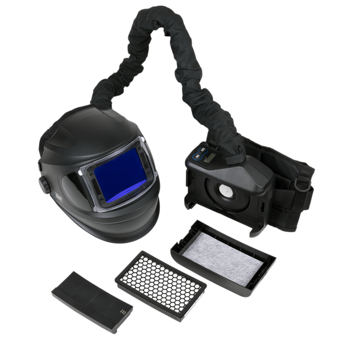 Auto Darkening Welding Helmet with TH3 Powered Air Purifying Respirator (PAPR) | PWH618