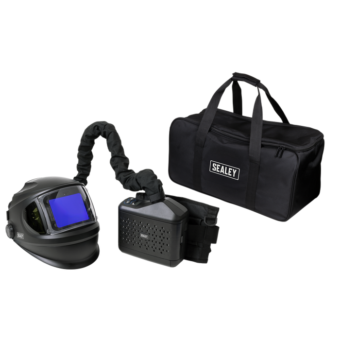 Auto Darkening Welding Helmet with TH3 Powered Air Purifying Respirator (PAPR) | PWH618