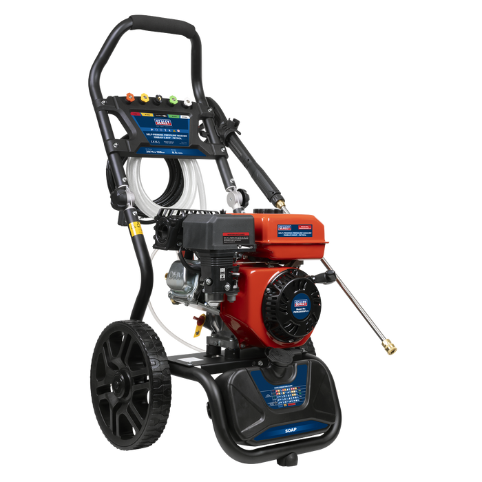 Pressure Washer 198bar 513L/hr Self-Priming 5.8hp Petrol | PWM2500SP