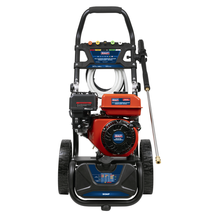 Pressure Washer 198bar 513L/hr Self-Priming 5.8hp Petrol | PWM2500SP