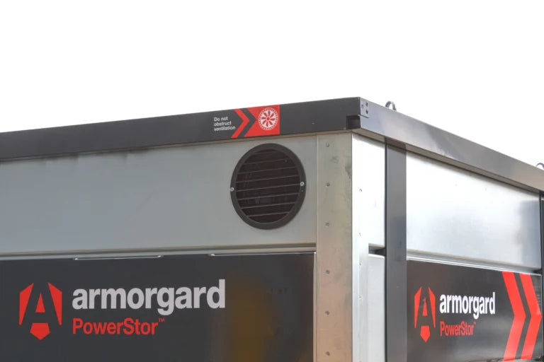 ArmorGard Powerstor Walk-in 2 Metre Battery Storage Unit F.I.R.E.E Technology | PWR2