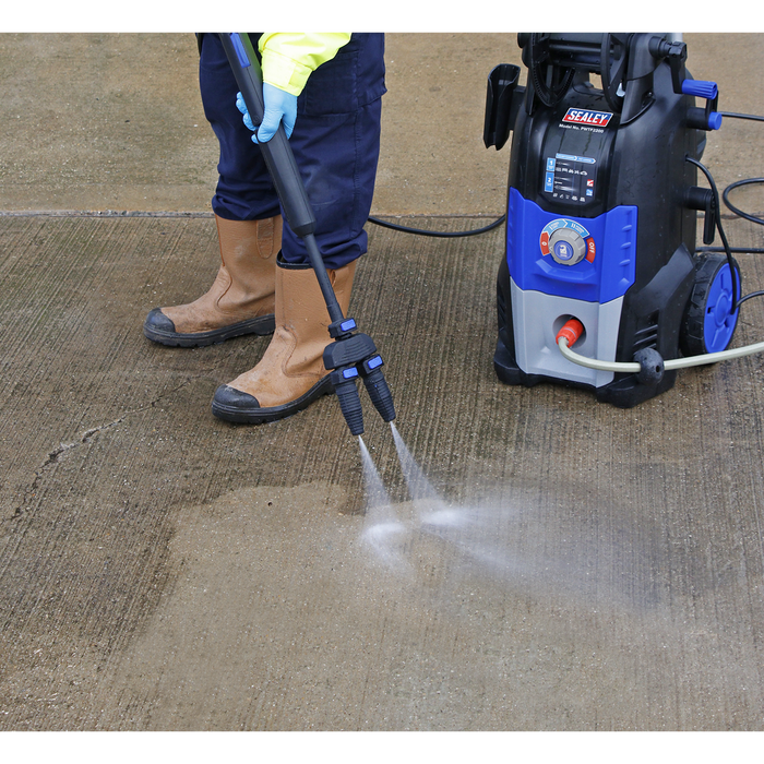 Twin Pump Pressure Washer with TSS & Rotablast® Nozzle 150bar 2500W/230V | PWTF2200