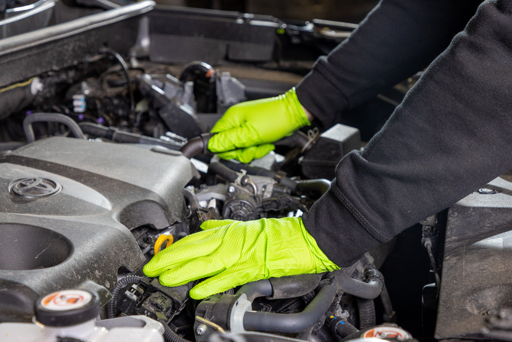 Mercator IDG Ideall Grip Strong Nitrile Glove Green | IDG-GRN