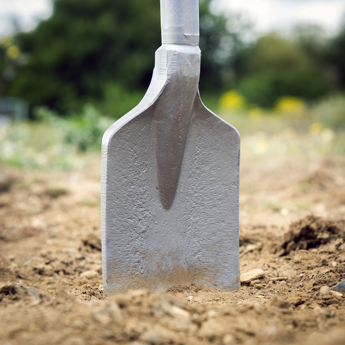 Clay Spade 140 x 570mm - 1-1/4"Hex | Q1CS