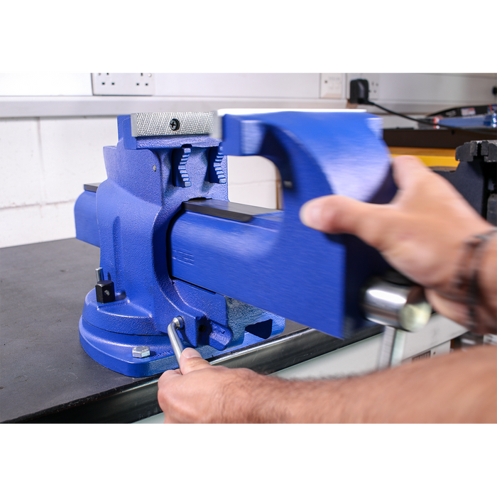 Quick Action Cast Iron Vice with Swivel Base 150mm | QAV150