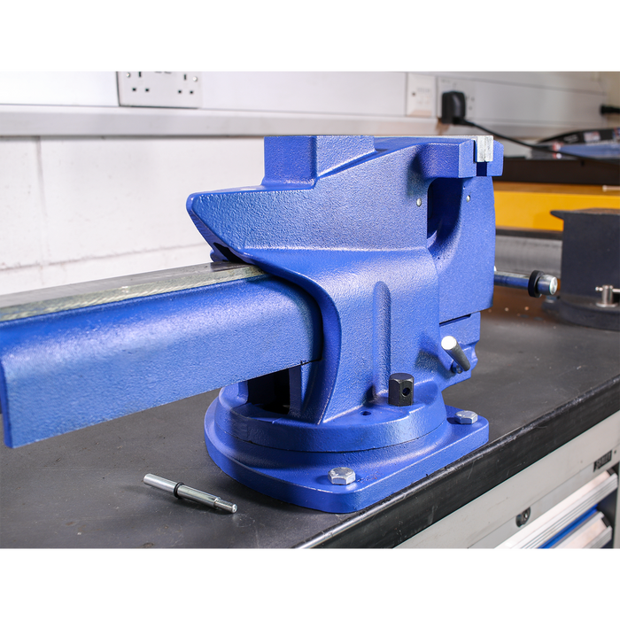 Quick Action Cast Iron Vice with Swivel Base 150mm | QAV150