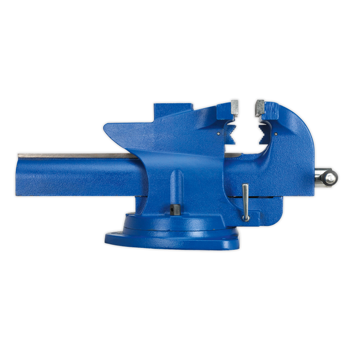 Quick Action Cast Iron Vice with Swivel Base 200mm | QAV200