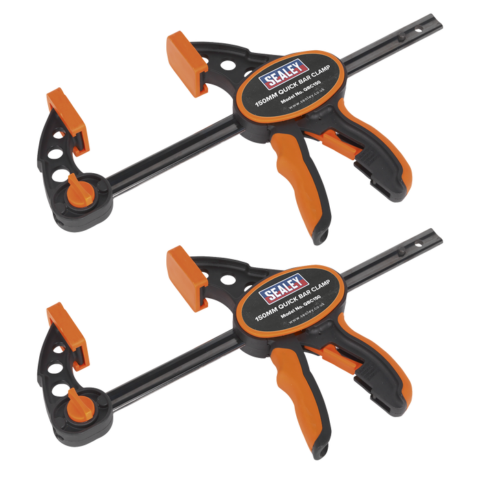 Quick Bar Clamp Set 150mm 2pc | QBC1502