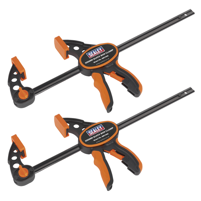 Quick Bar Clamp Set 300mm 2pc | QBC3002
