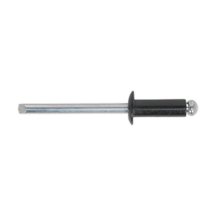 Aluminium Standard Flange Rivet 4 x 10mm, Black - Pack of 200 | RAB4010S