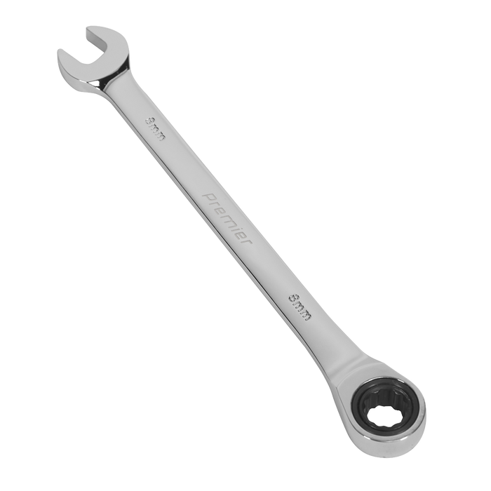Premier Combination Ratchet Spanner 8mm | RCW08