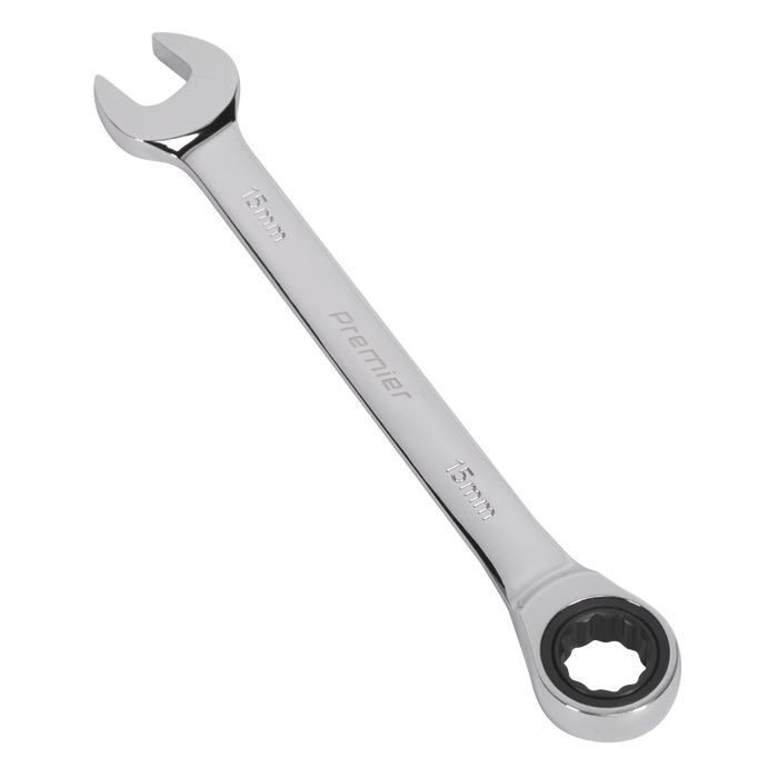 Premier Combination Ratchet Spanner 15mm | RCW15