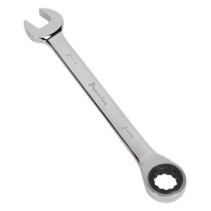 Premier Combination Ratchet Spanner 18mm | RCW18