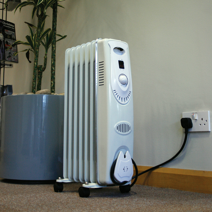 7-Element Oil Filled Radiator 1500W/230V | RD1500