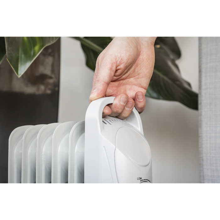 6-Element Oil-Filled Mini Radiator 800W/230V | RD800