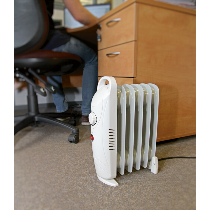 6-Element Oil-Filled Mini Radiator 800W/230V | RD800