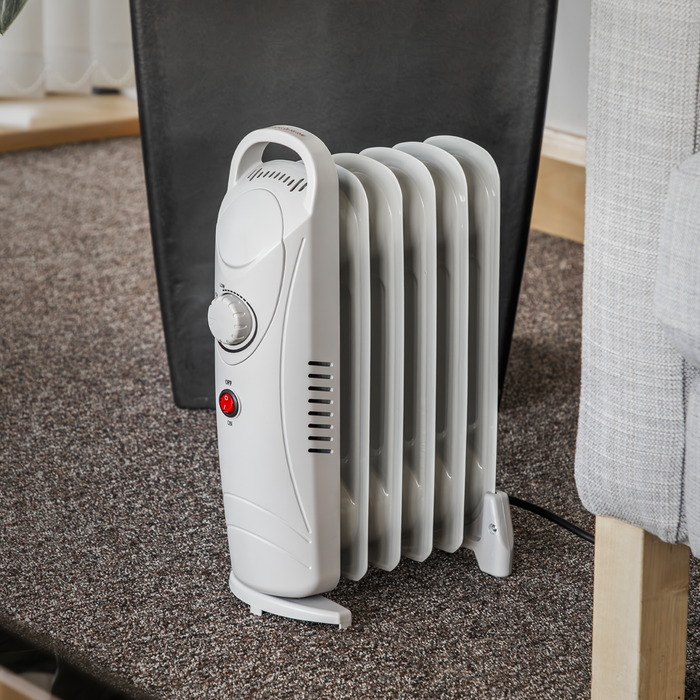 6-Element Oil-Filled Mini Radiator 800W/230V | RD800