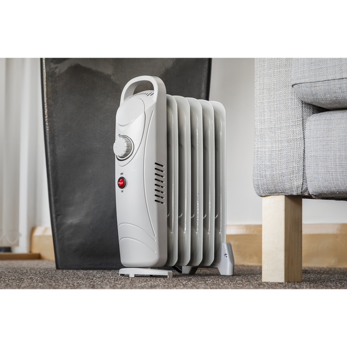 6-Element Oil-Filled Mini Radiator 800W/230V | RD800