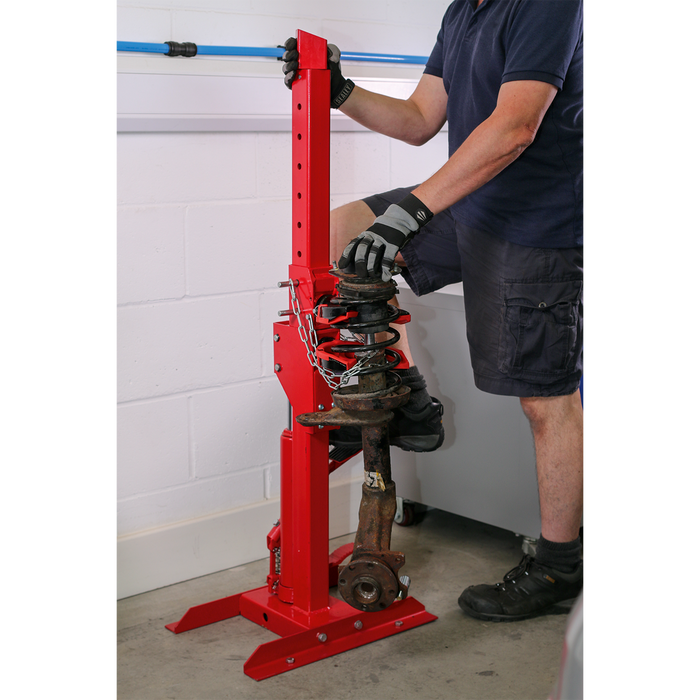 Hydraulic Coil Spring Compressing Station with Gauge 2000kg Capacity | RE2311