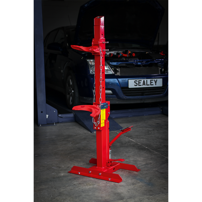 Hydraulic Coil Spring Compressing Station with Gauge 2000kg Capacity | RE2311
