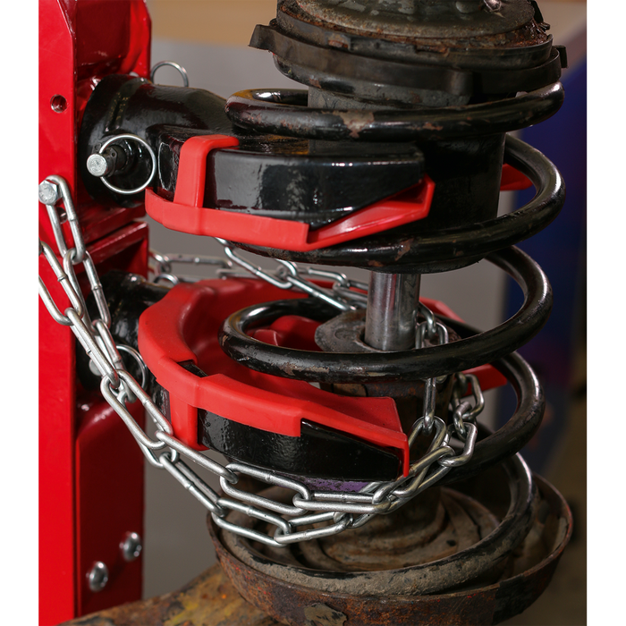 Hydraulic Coil Spring Compressing Station with Gauge 2000kg Capacity | RE2311