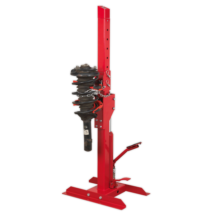 Hydraulic Coil Spring Compressing Station with Gauge 2000kg Capacity | RE2311