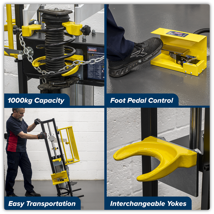 Air Operated Coil Spring Compressor 1000kg | RE300