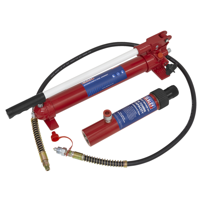 Snap Push Ram with Pump & Hose Assembly 10 Tonne | RE97.10-COMBO