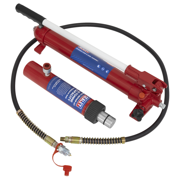 Snap Push Ram with Pump & Hose Assembly 10 Tonne | RE97.10-COMBO