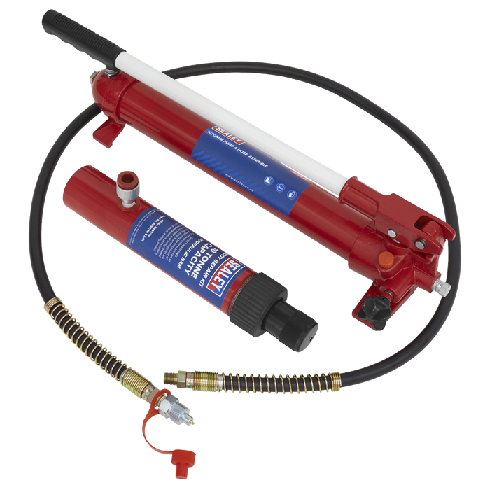 Snap Push Ram with Pump & Hose Assembly 10 Tonne | RE97.10-COMBO