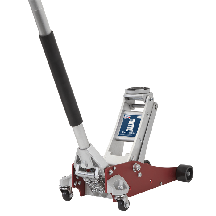 Premier Low Profile Aluminium Trolley Jack with Rocket Lift 1.5 Tonne | RJA1550