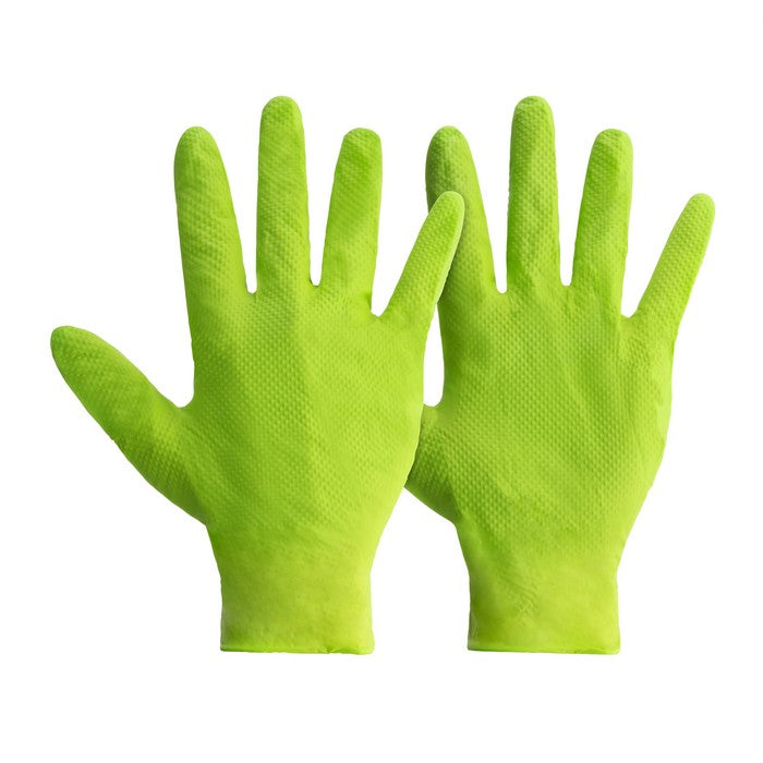 Mercator IDG Ideall Grip Strong Nitrile Glove Green | IDG-GRN