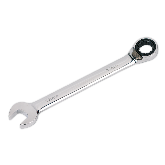 Premier Reversible Combination Ratchet Spanner 17mm | RRCW17