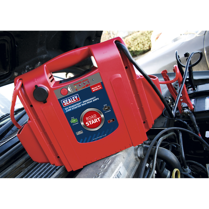 RoadStart® 12V Emergency Jump Starter 1600 Peak Amps | RS102